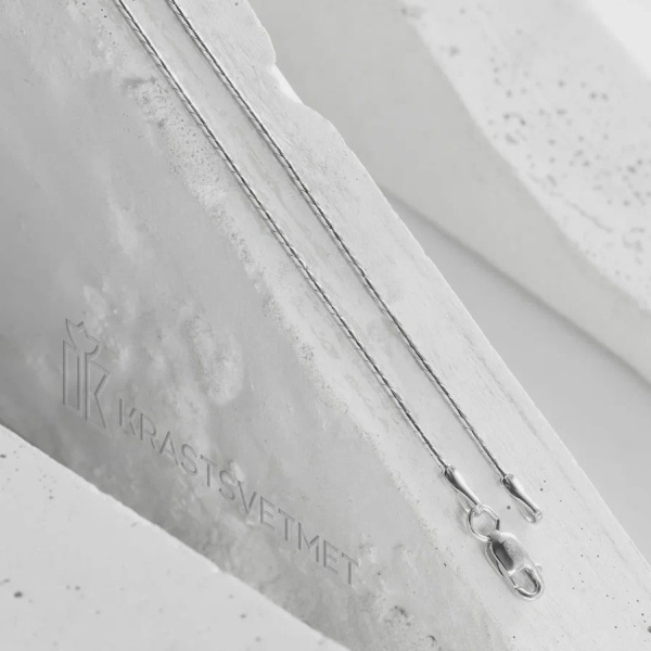 Цепь из серебра 925, плетение «Снейк»